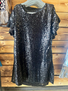 Black Sequin Dresss