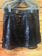 Load image into Gallery viewer, Black Sequin Skirt