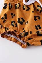 Load image into Gallery viewer, Yellow Leopard Shorts Set