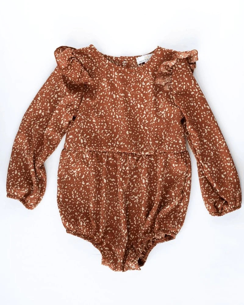 Spiced Dots Romper