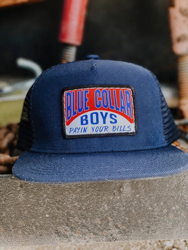 Blue Collar Boys Printed Patch Cap
